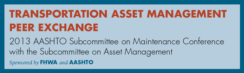 Transportation Asset Management Peer Exchange